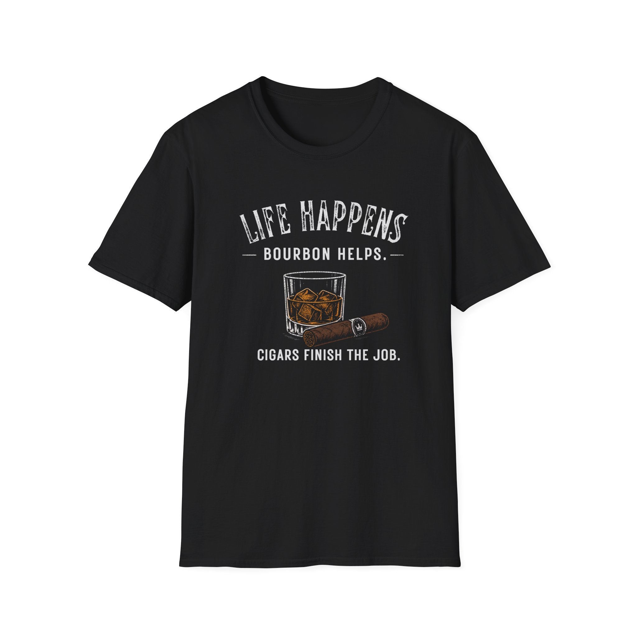 Life Happens Bourbon Helps T-Shirt