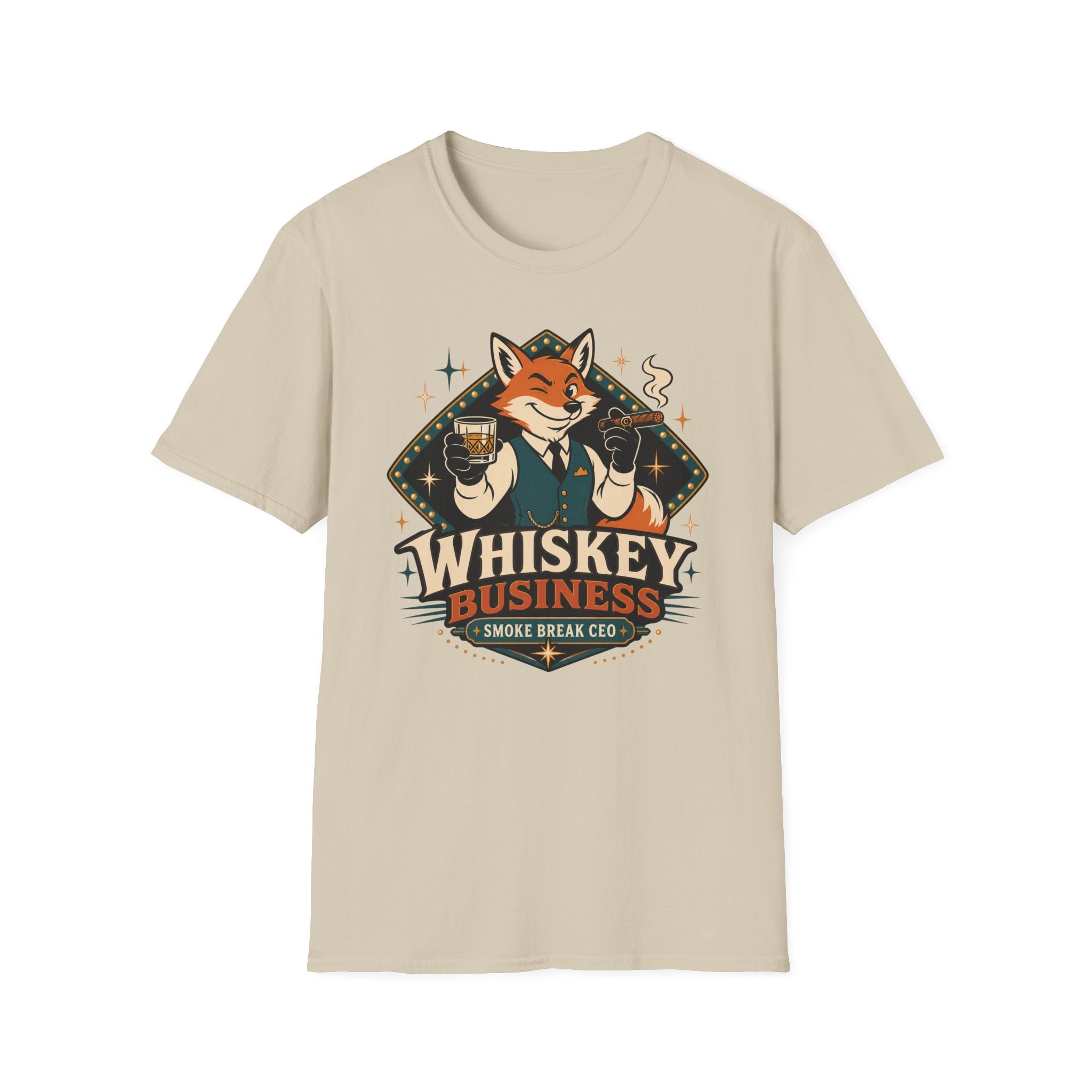 Whiskey Business Fox T‑Shirt
