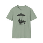 UFO Abduction Tee — Vintage Alien Beam Graphic T-Shirt