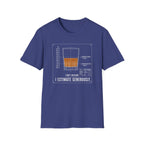 Whiskey Glass Diagram T-Shirt