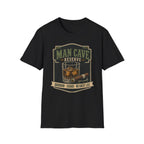 Copy of Man Cave Reserve T-Shirt — Vintage Whiskey & Cigar Lounge Tee