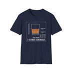 Whiskey Glass Diagram T-Shirt