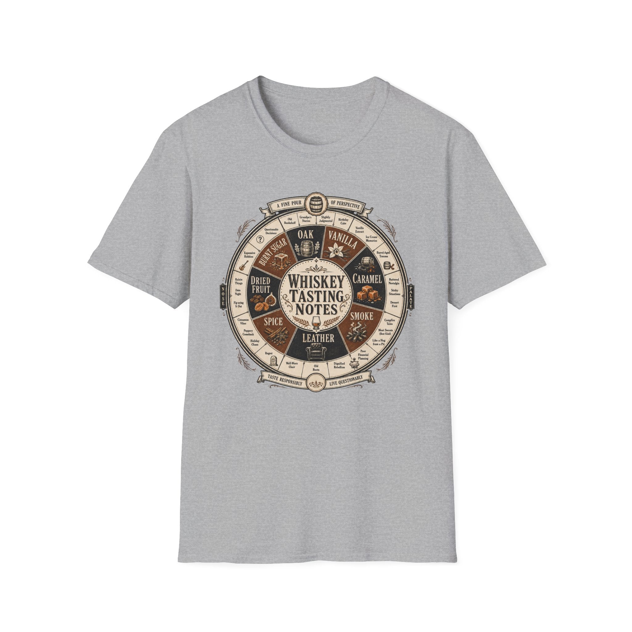 Whiskey Flavor Wheel T-Shirt