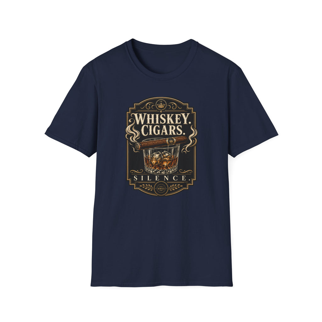 Whiskey Cigars Silence T-Shirt