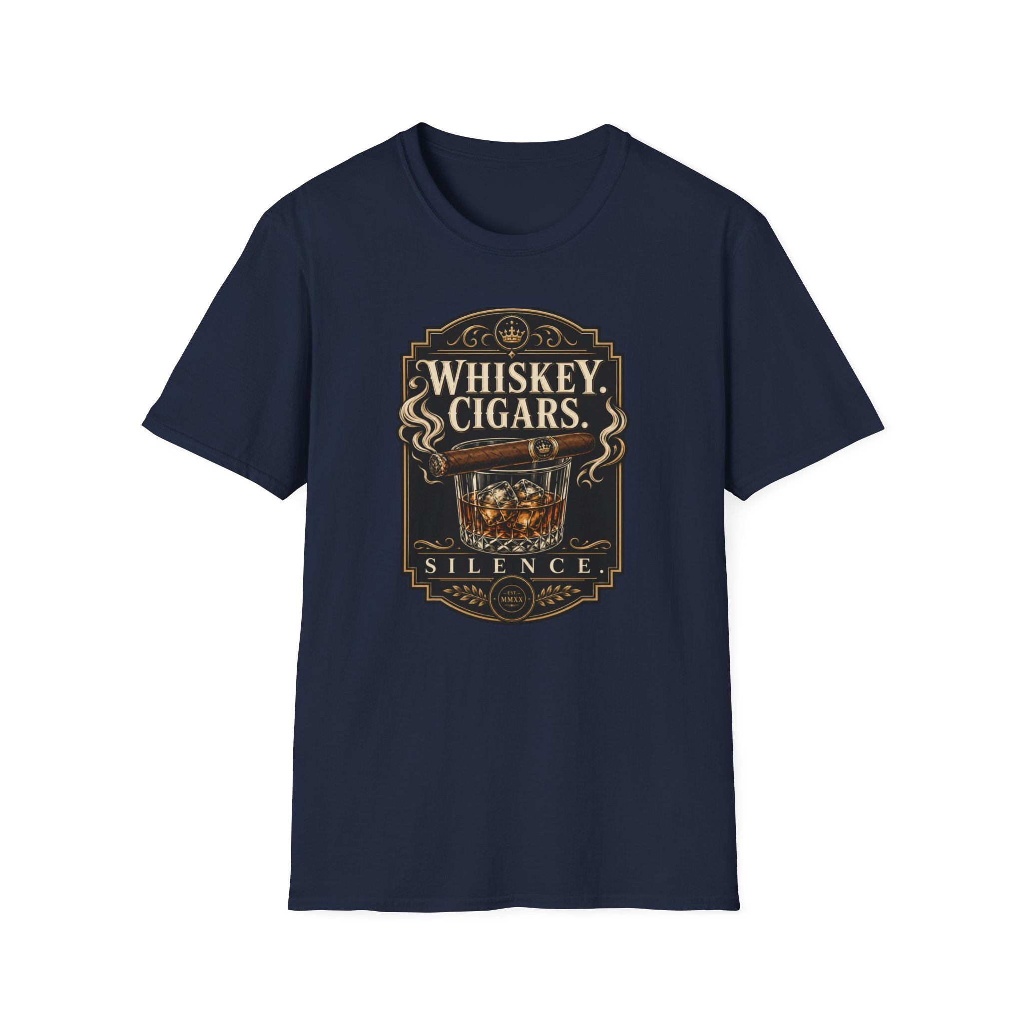 Whiskey Cigars Silence T-Shirt