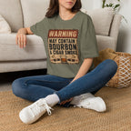 Copy of Warning: May Contain Bourbon & Cigar Smoke T-Shirt