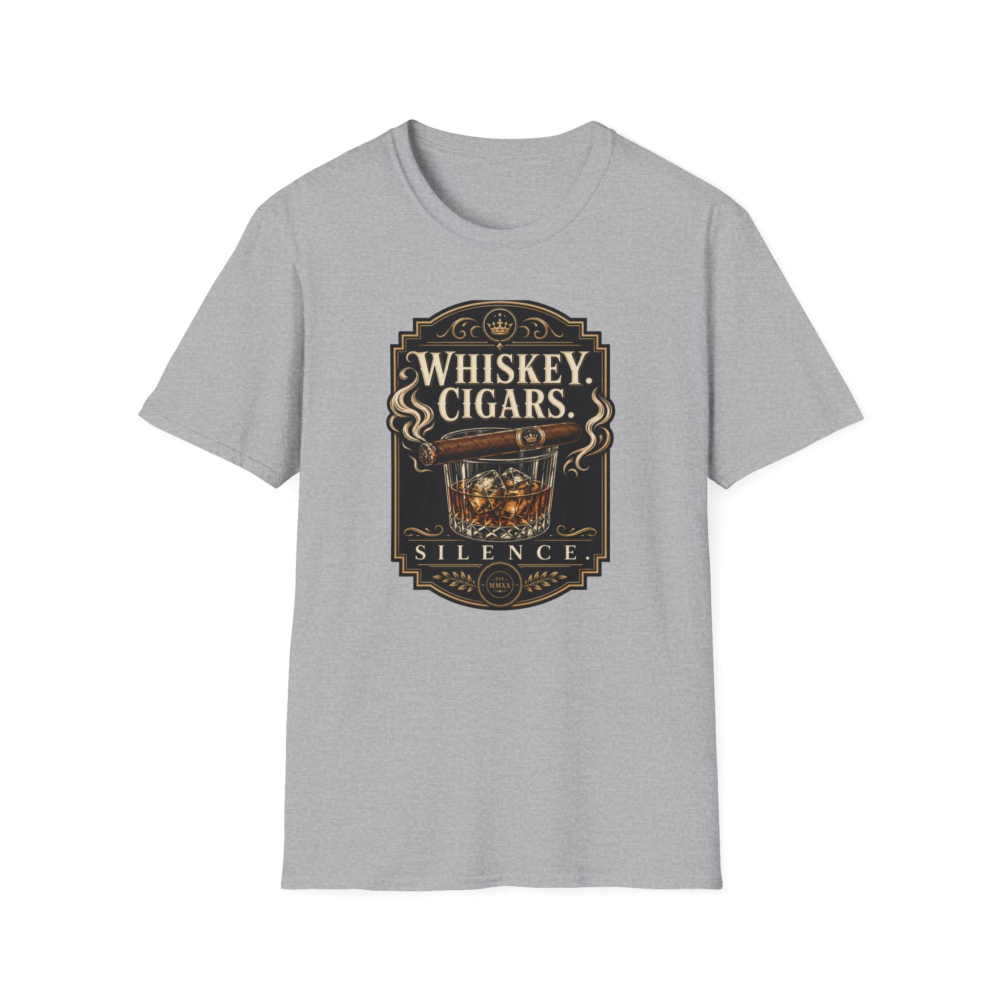 Whiskey Cigars Silence T-Shirt