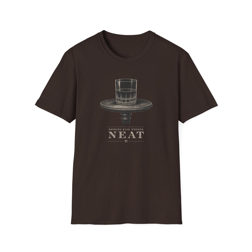 Neat Whiskey Glass T-Shirt