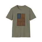 Cigar American Flag T-Shirt — Vintage Patriotic Smoking Tee