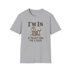 "I'm In If There's Time For A Cigar"  Skeleton Relaxing T‑Shirt
