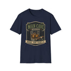 Copy of Man Cave Reserve T-Shirt — Vintage Whiskey & Cigar Lounge Tee
