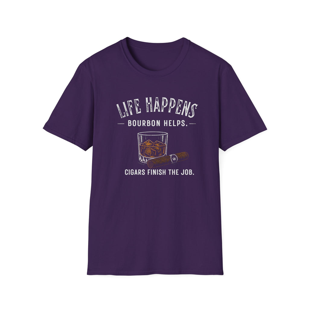 Life Happens Bourbon Helps T-Shirt