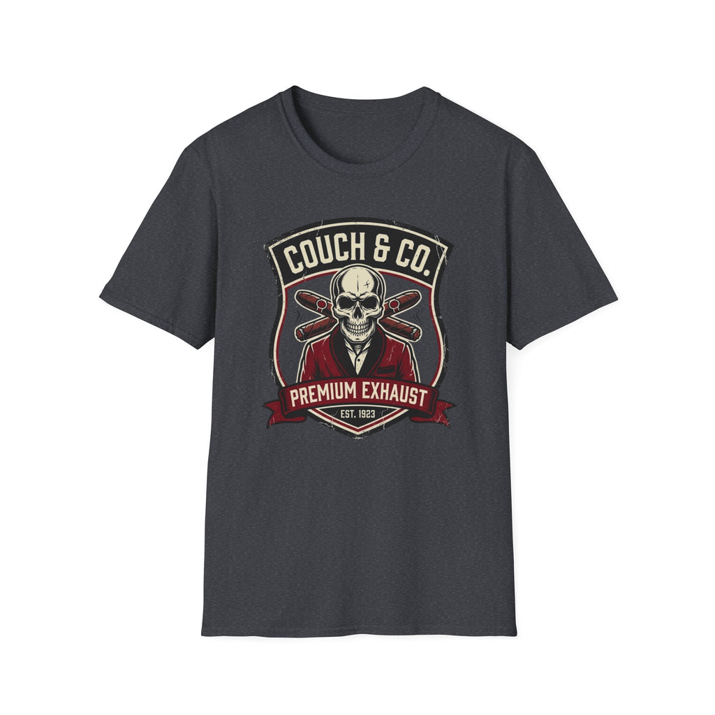 Copy of Couch & Co. Skull Logo T-Shirt — Vintage Biker Motorcycle Graphic Tee
