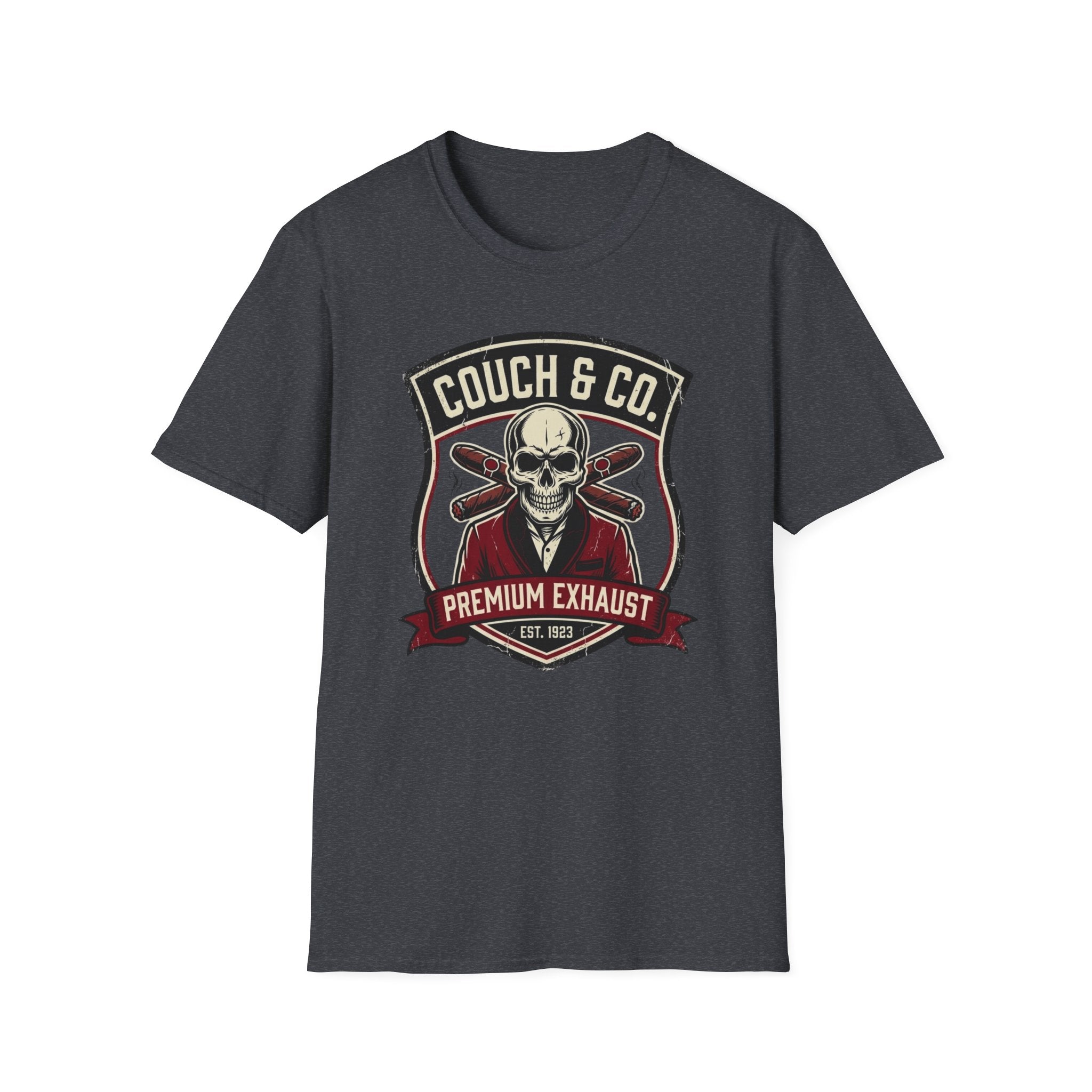 Copy of Couch & Co. Skull Logo T-Shirt — Vintage Biker Motorcycle Graphic Tee
