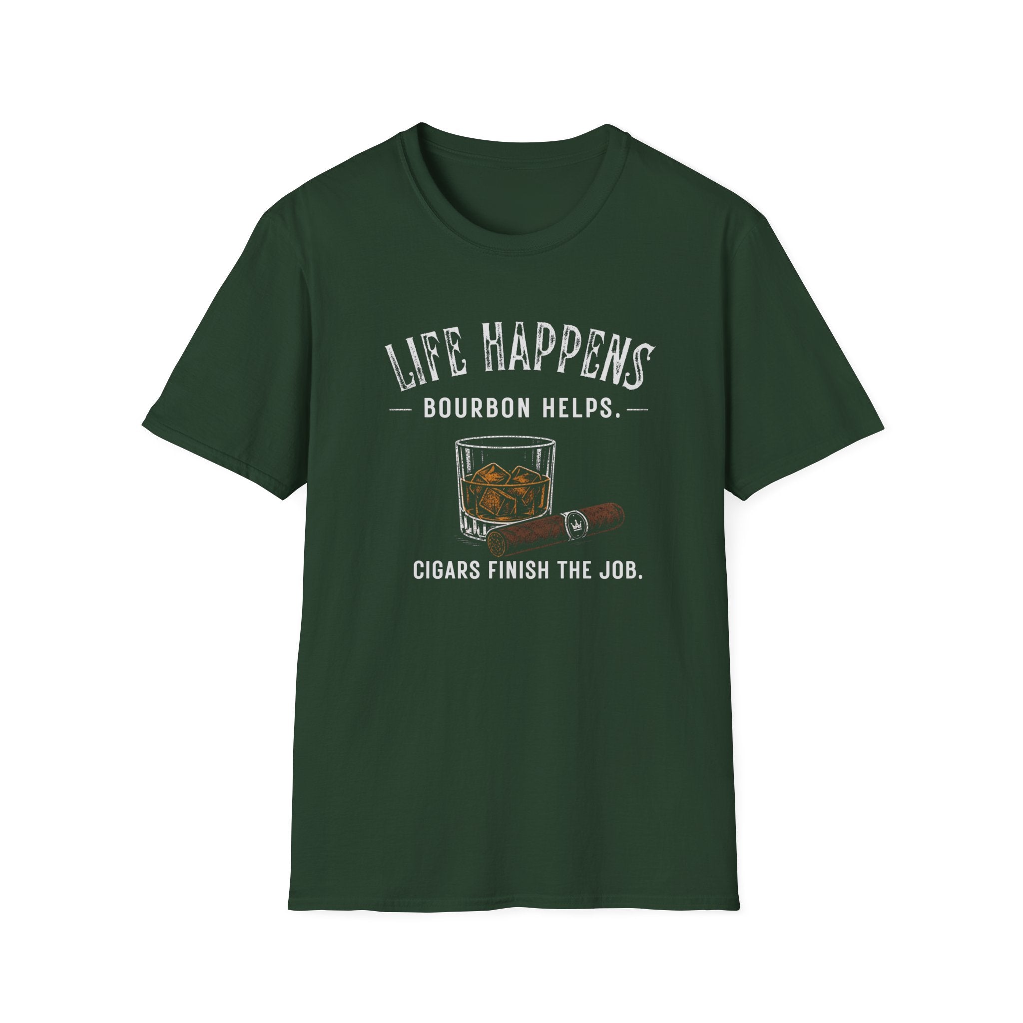 Life Happens Bourbon Helps T-Shirt