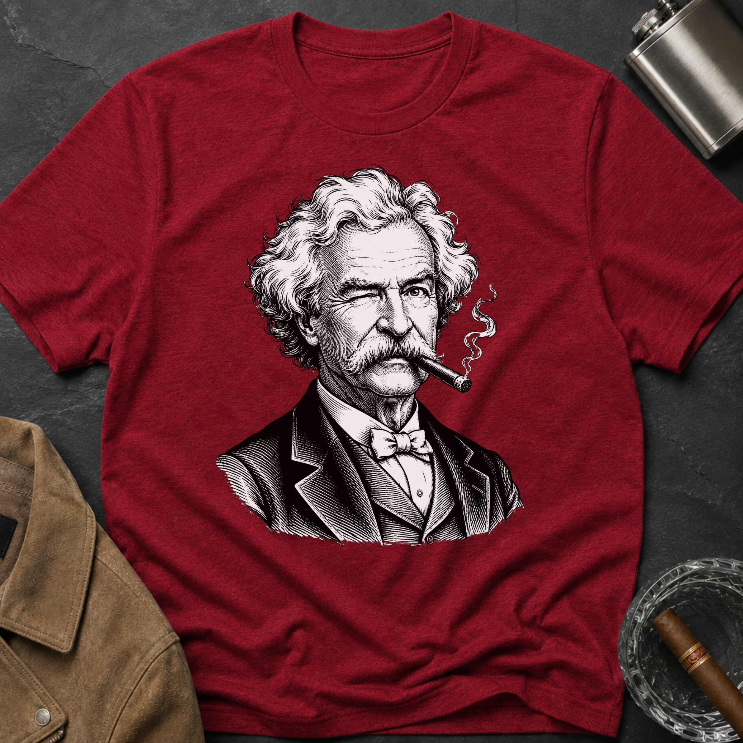 Mark Twain Portrait T-Shirt