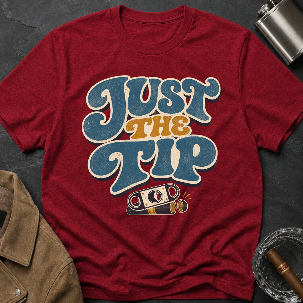 Just The Tip T-Shirt — Retro 70s Style Funny Graphic Tee