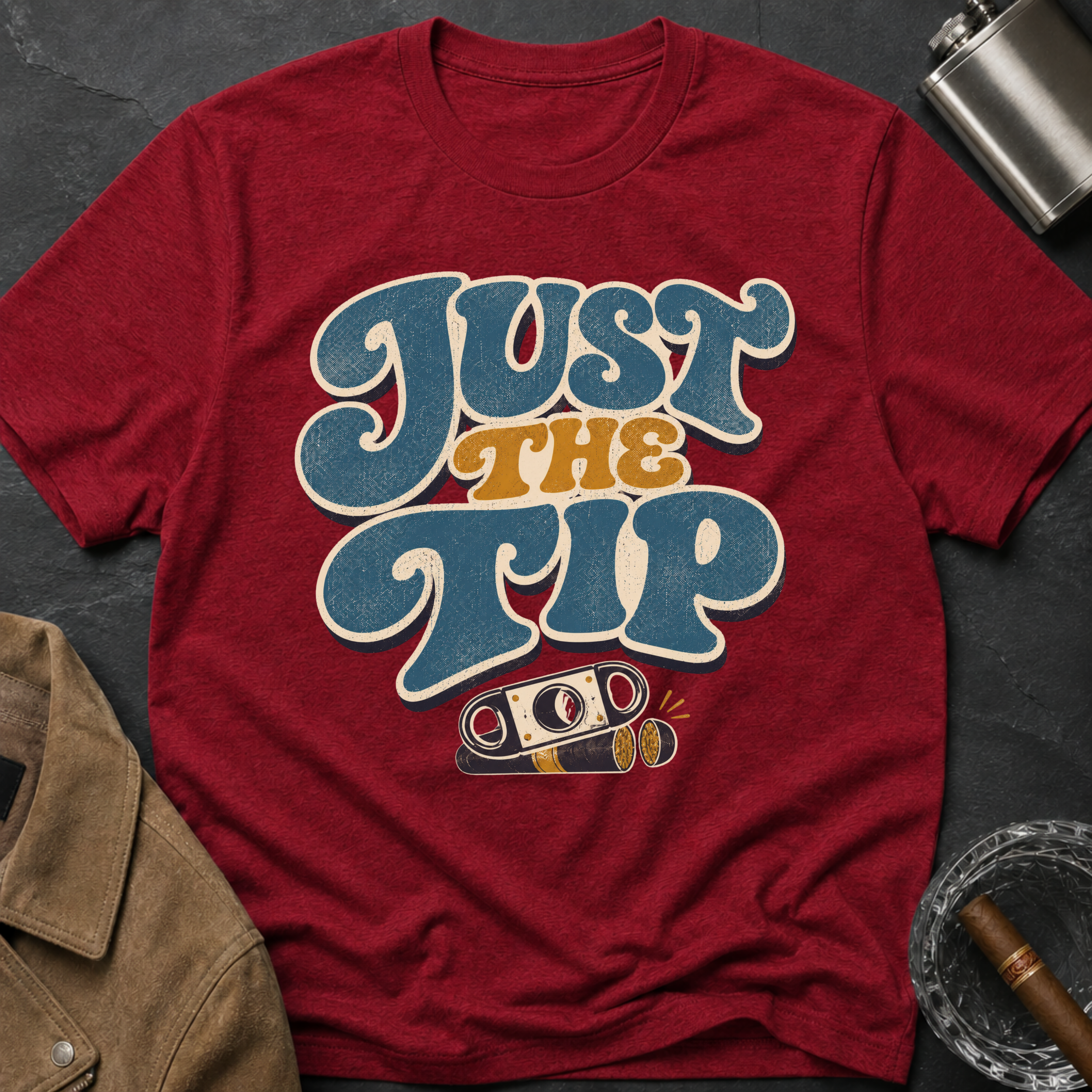 Just The Tip T-Shirt — Retro 70s Style Funny Graphic Tee