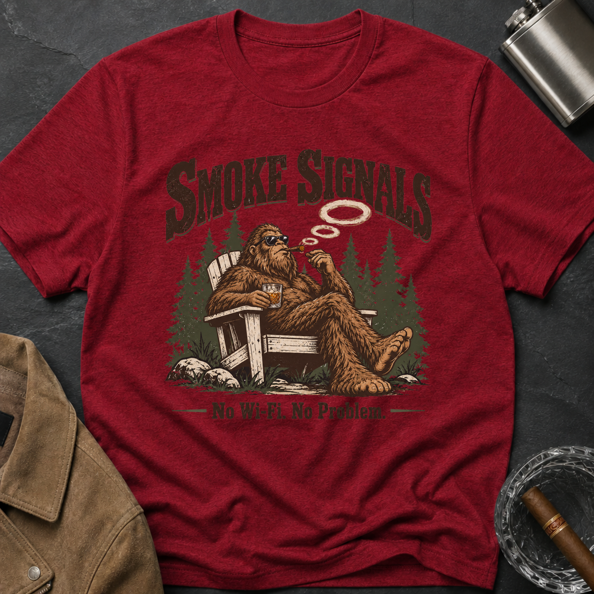 Bigfoot Smoke Signals T-Shirt