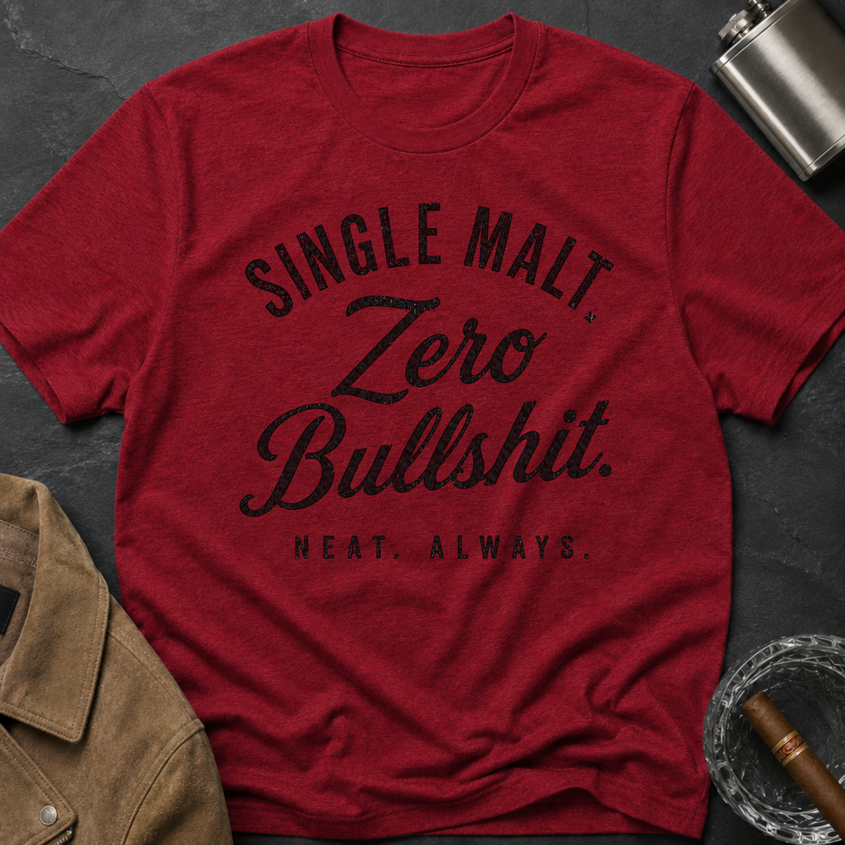 Single Malt, Zero Bullshit T-Shirt