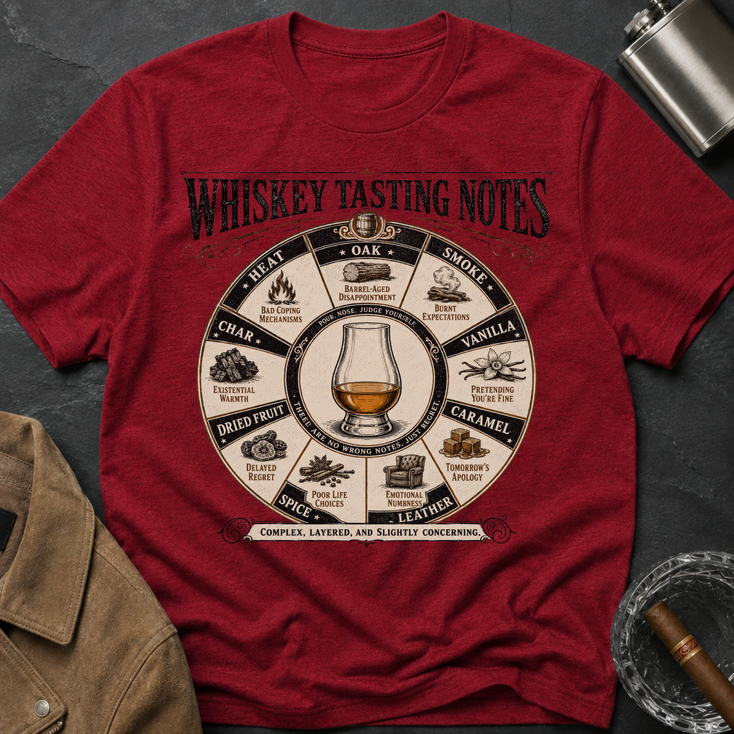 Whiskey Tasting Notes T-Shirt