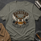 Backyard Smoking Club T-Shirt — "I'll Be in the Backyard" BBQ & Cigar Graphic Tee