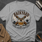 Backyard Smoking Club T-Shirt — "I'll Be in the Backyard" BBQ & Cigar Graphic Tee