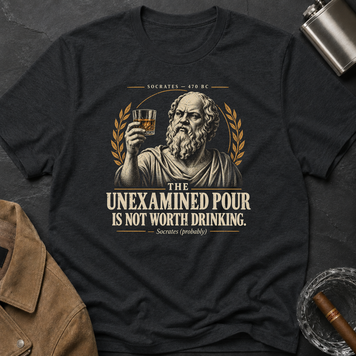 The Unexamined Pour T-shirt