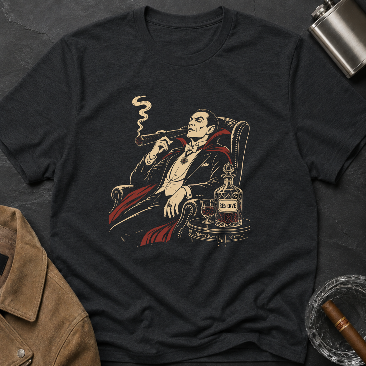 Vampire Smoking Cigar T-Shirt
