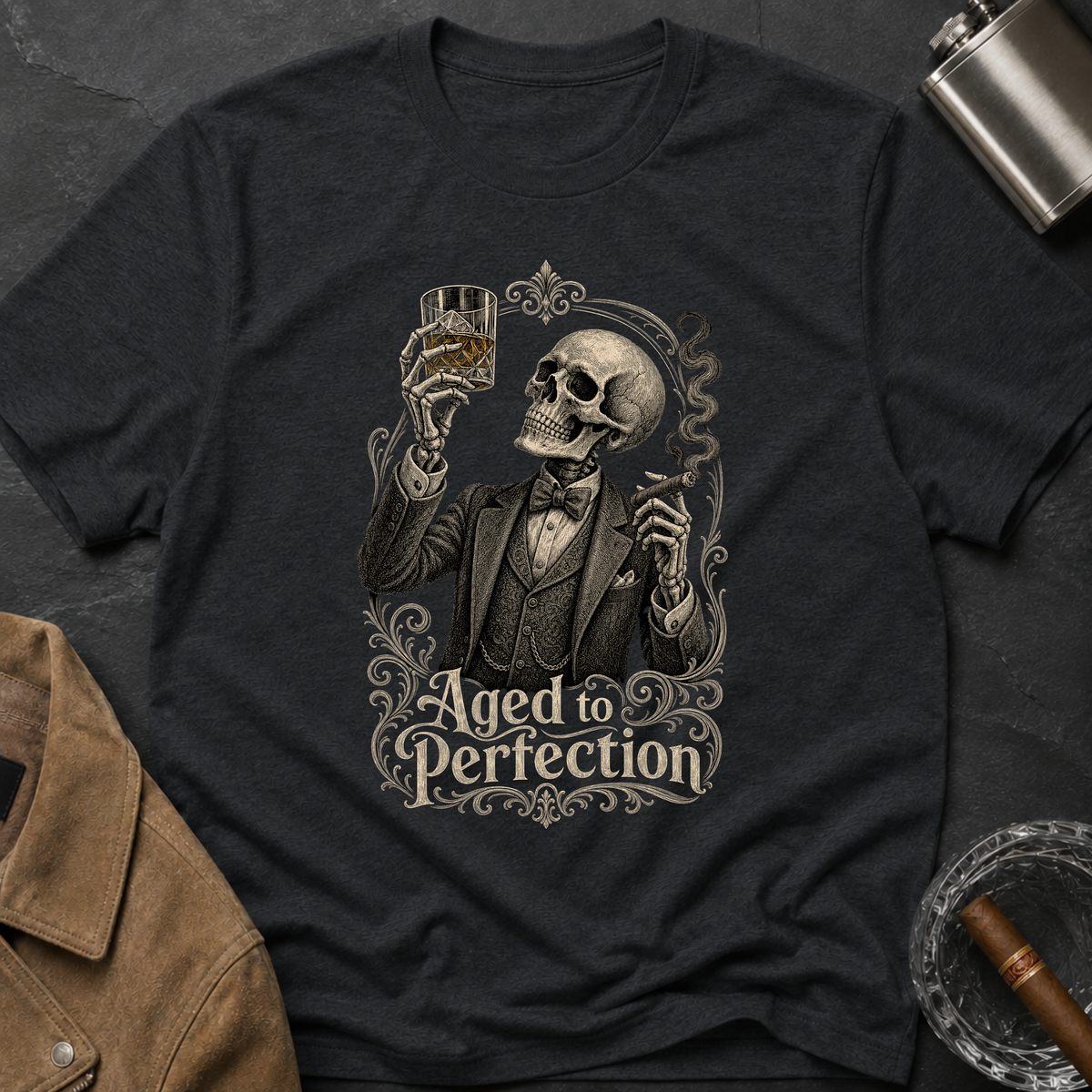 Skeleton Aged to Perfection T-Shirt