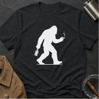 Bigfoot Cigar & Whiskey Silhouette T-Shirt