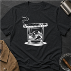 Whiskey & Cigar Minimalist T-Shirt
