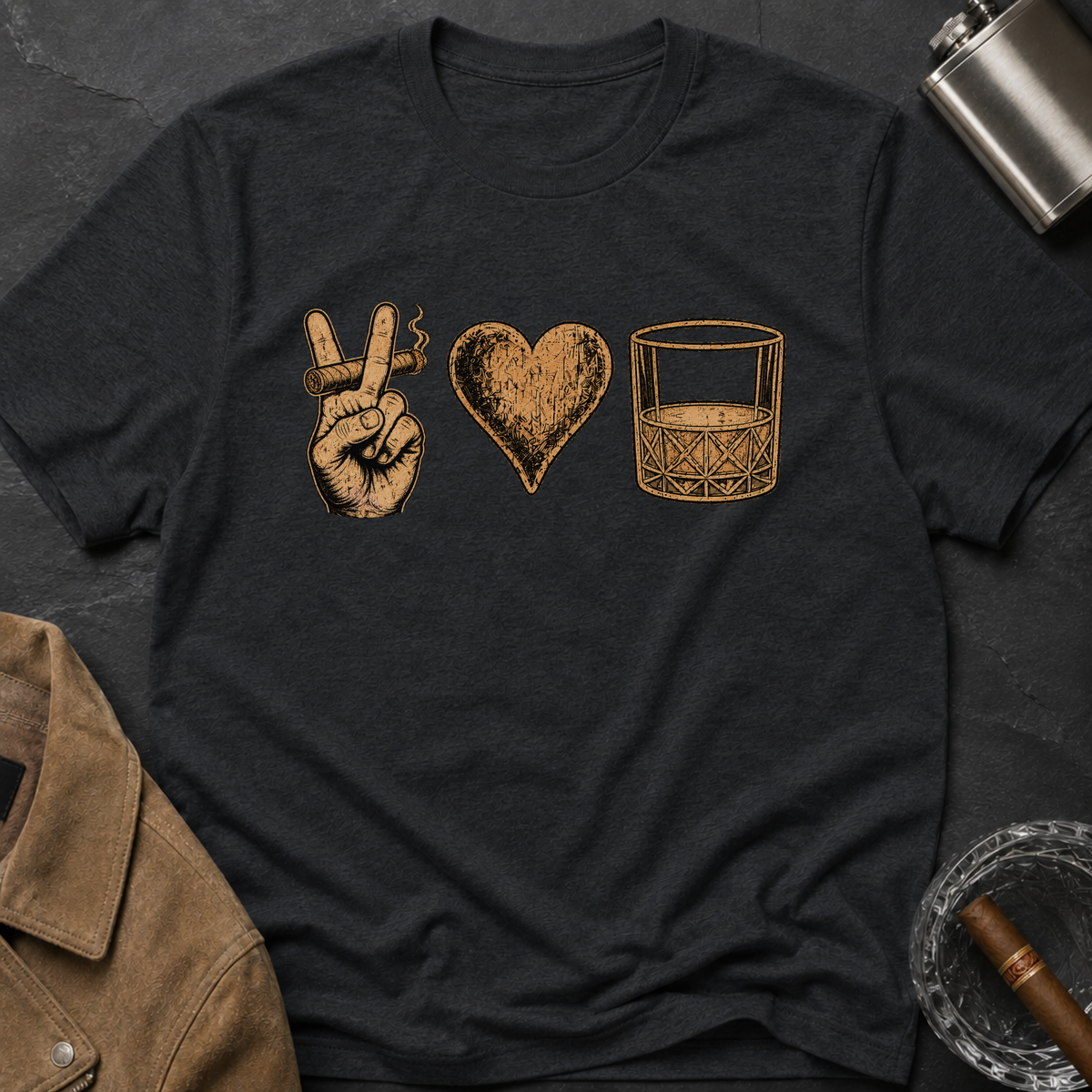 Peace Love Whiskey_2 T-Shirt