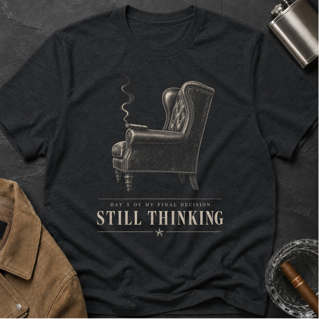 Still Thinking Vintage Armchair T-Shirt