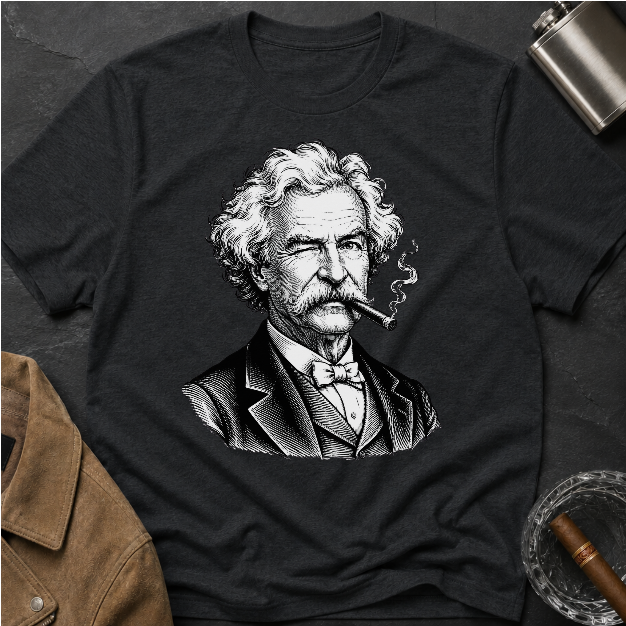 Mark Twain Portrait T-Shirt