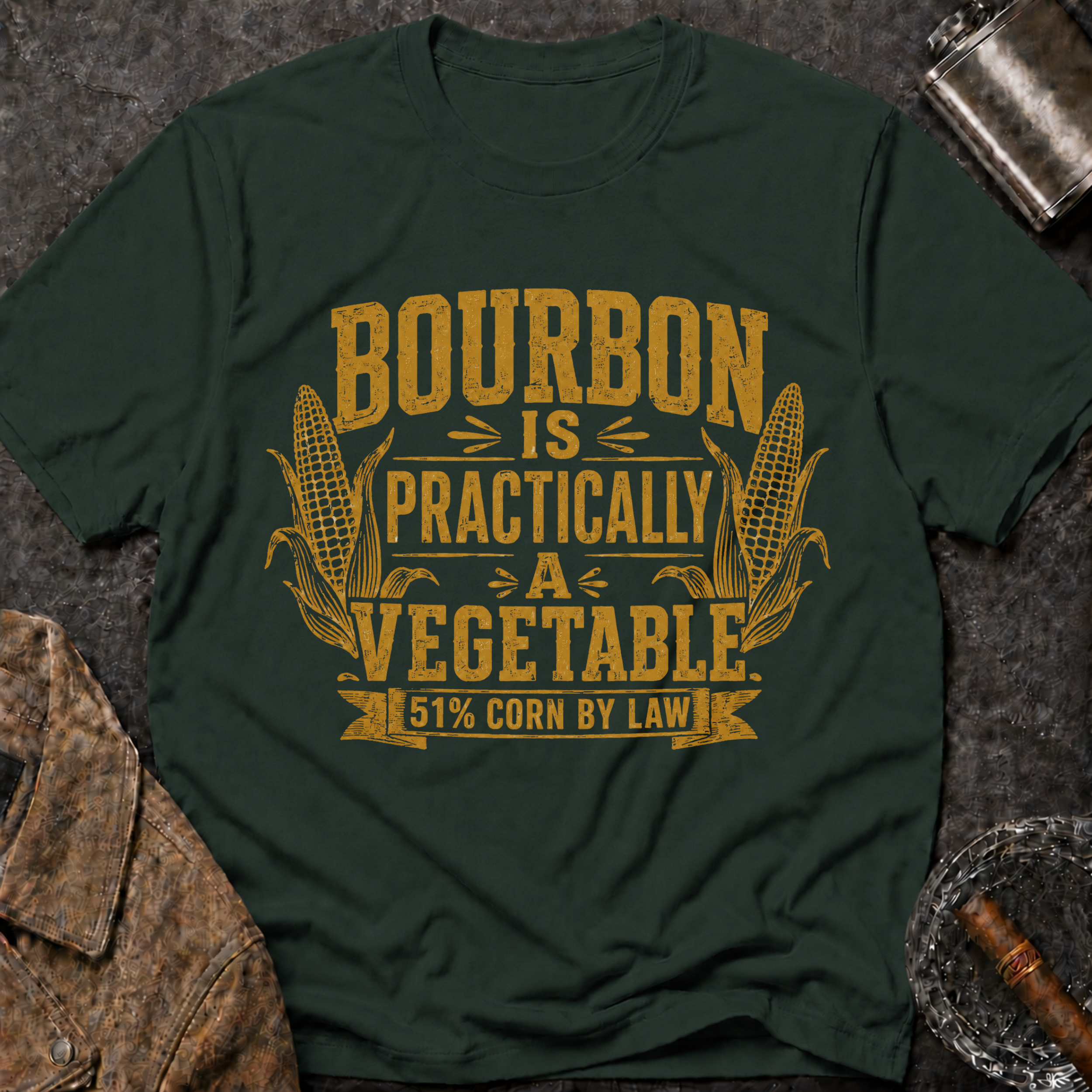 Bourbon Is Practically a Vegetable T-Shirt