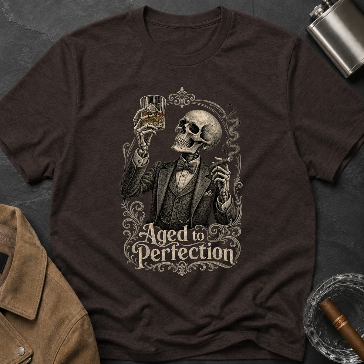 Skeleton Aged to Perfection T-Shirt