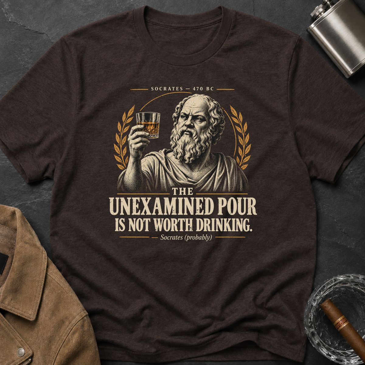 The Unexamined Pour T-shirt