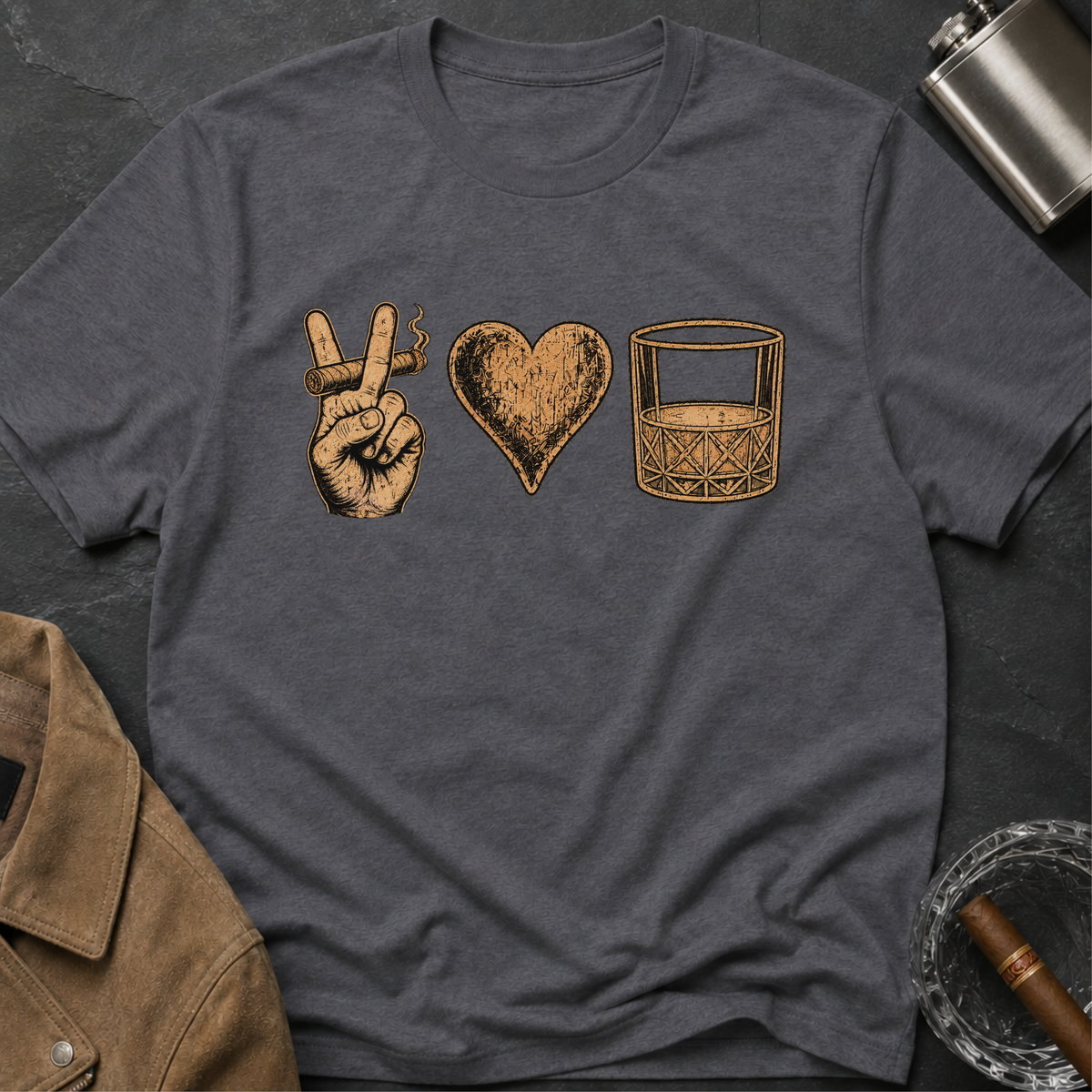 Peace Love Whiskey_2 T-Shirt