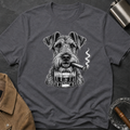 Irish Terrier Cigar Whiskey T-shirt