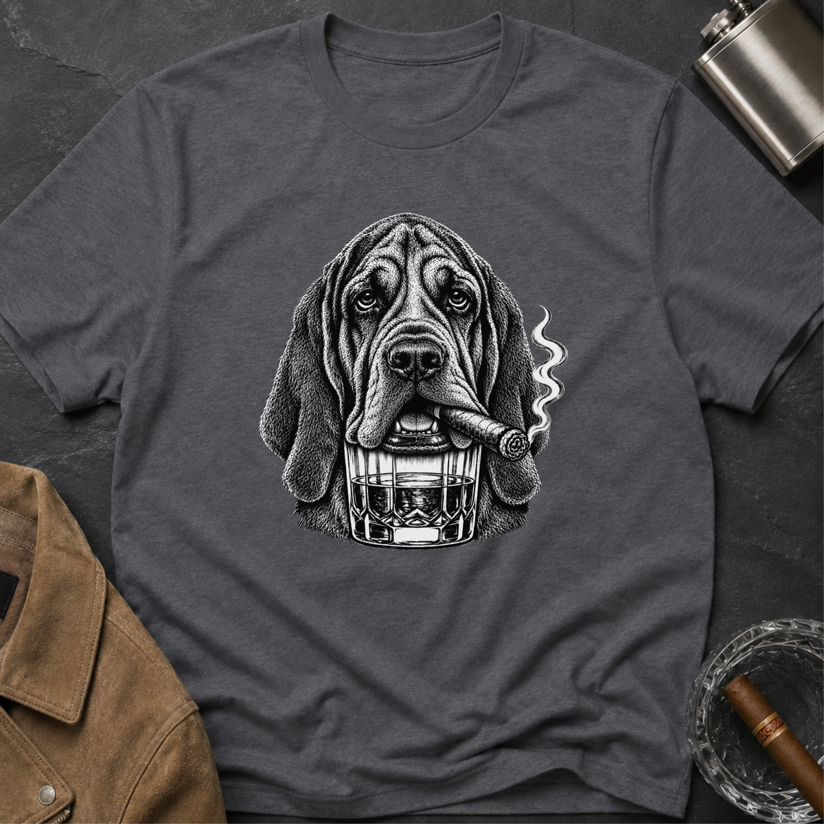 Bloodhound Cigar Whiskey T-shirt