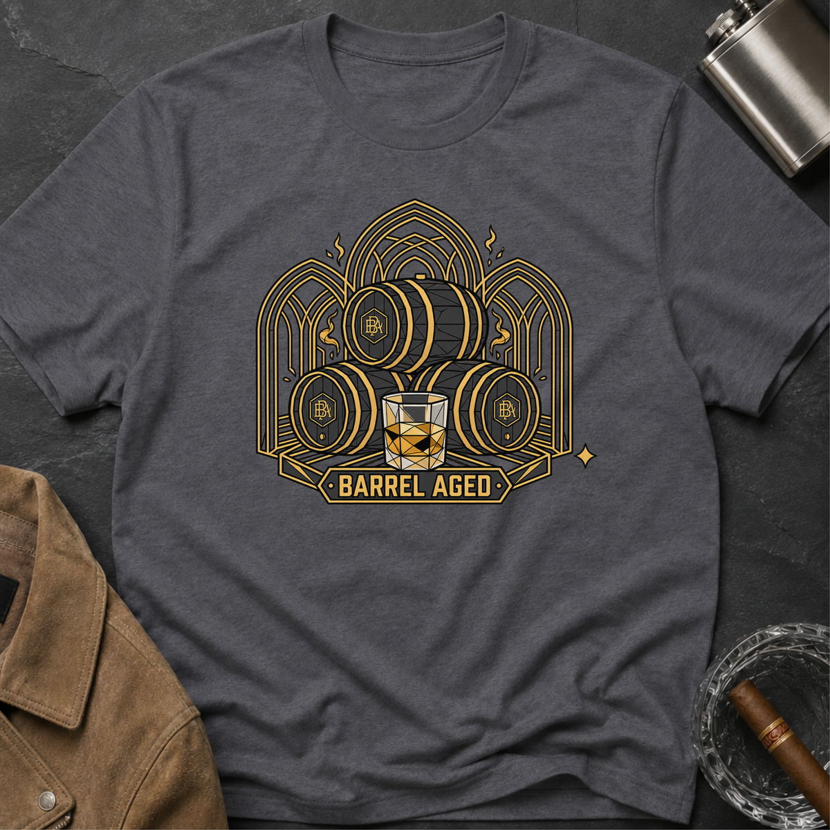 Barrel Aged Geometric T-Shirt