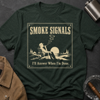 Smoke Signals Vintage Camper Relaxing T-Shirt