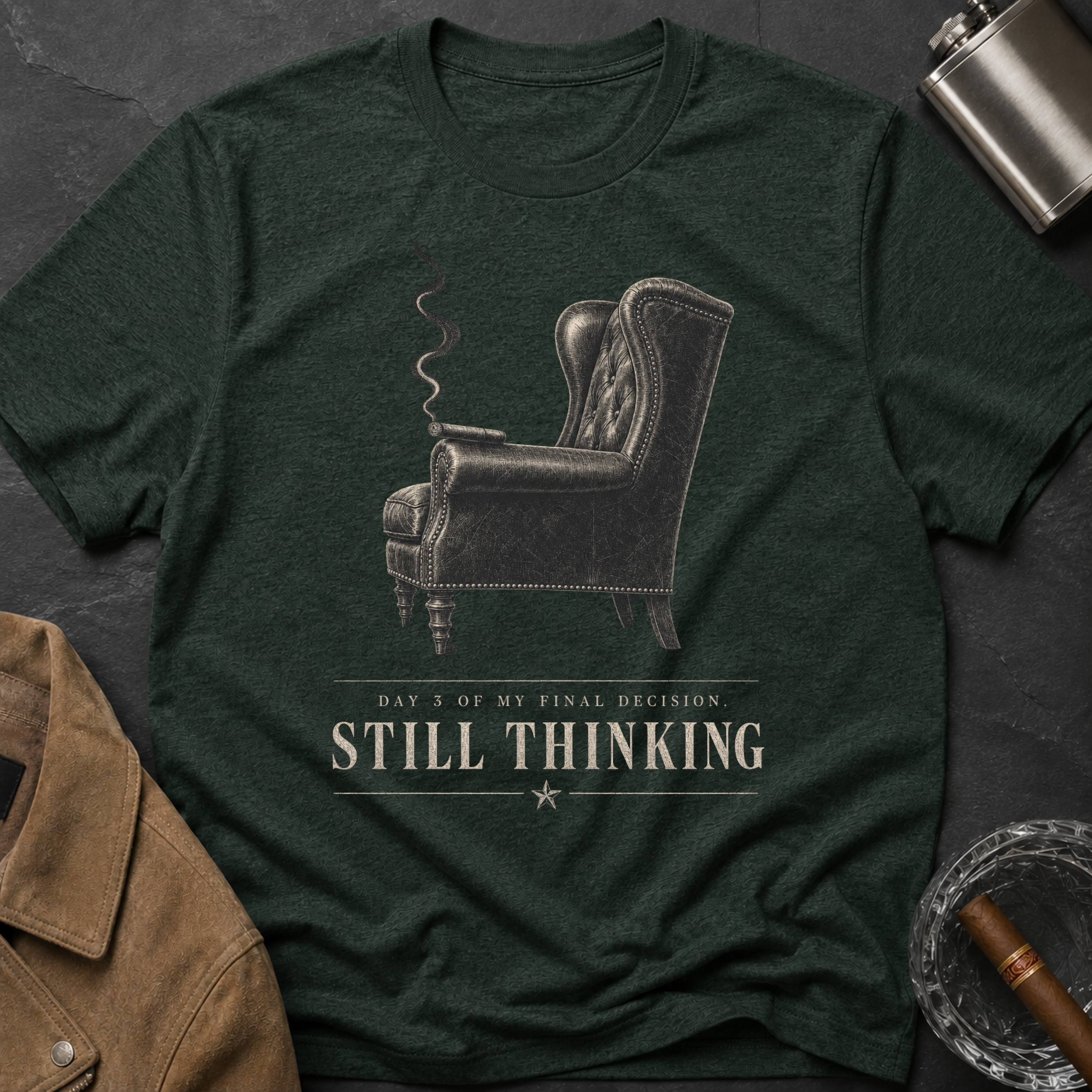 Still Thinking Vintage Armchair T-Shirt