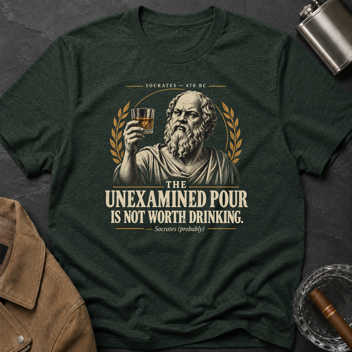 The Unexamined Pour T-shirt