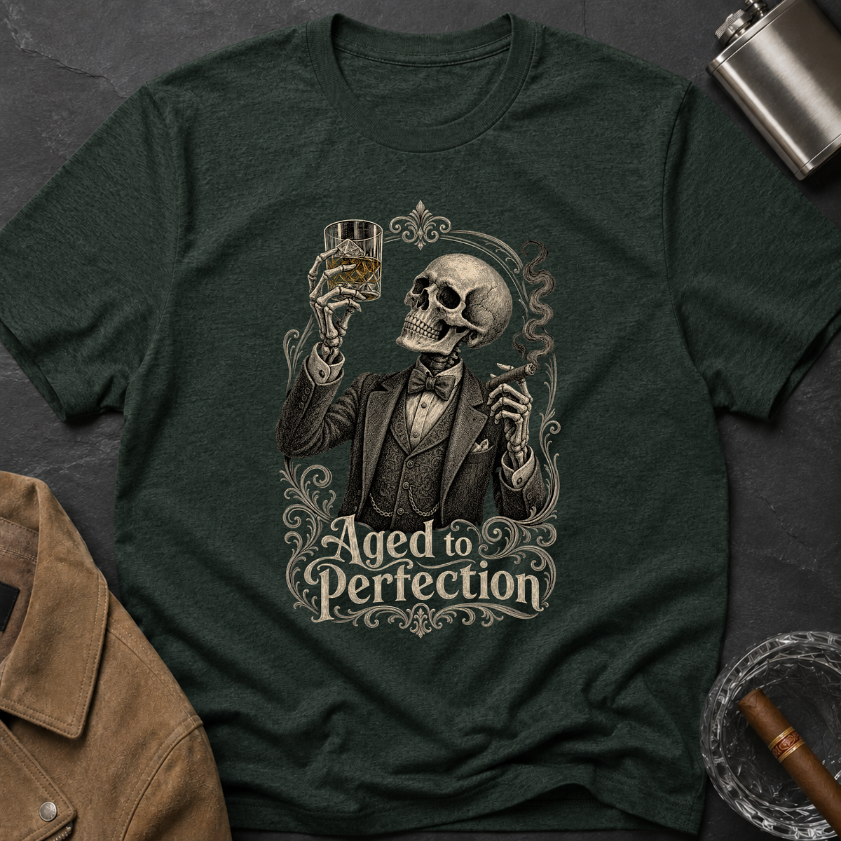 Skeleton Aged to Perfection T-Shirt