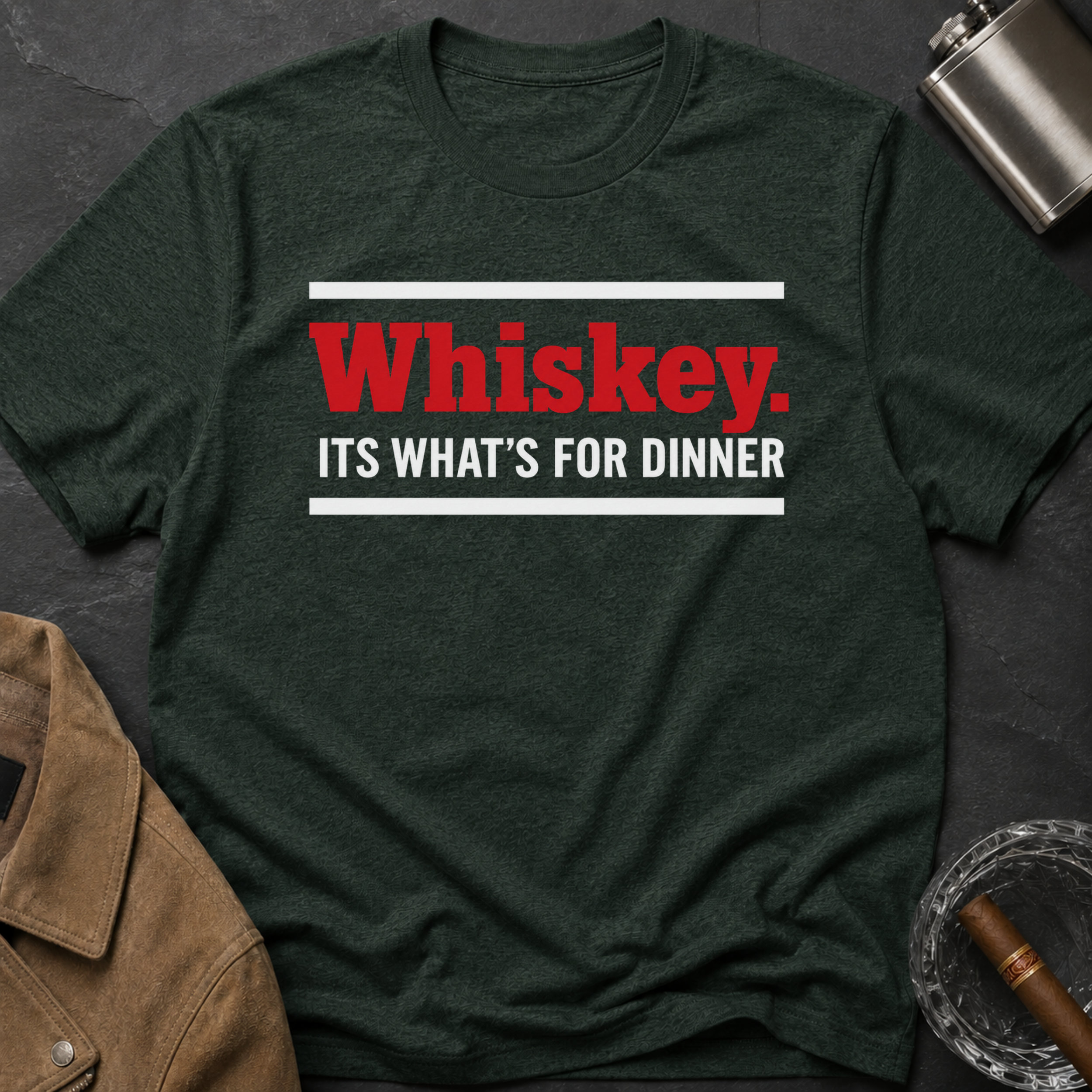 Whiskey It's What's for Dinner T-Shirt
