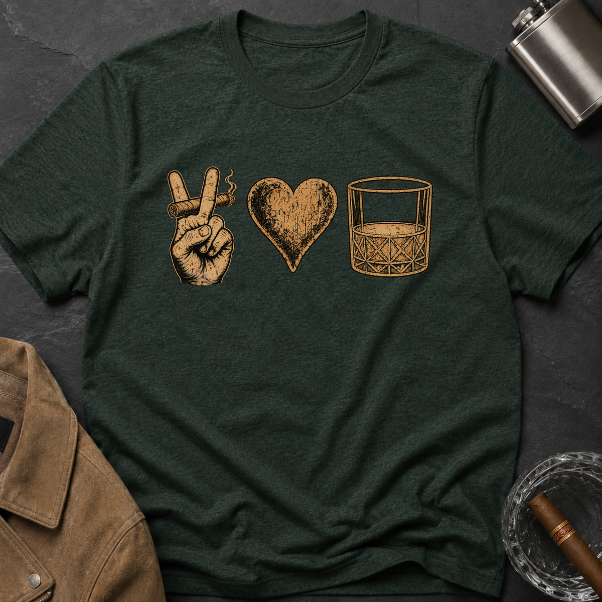 Peace Love Whiskey_2 T-Shirt