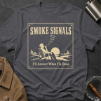 Smoke Signals Vintage Camper Relaxing T-Shirt