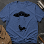 UFO Abduction Tee — Vintage Alien Beam Graphic T-Shirt